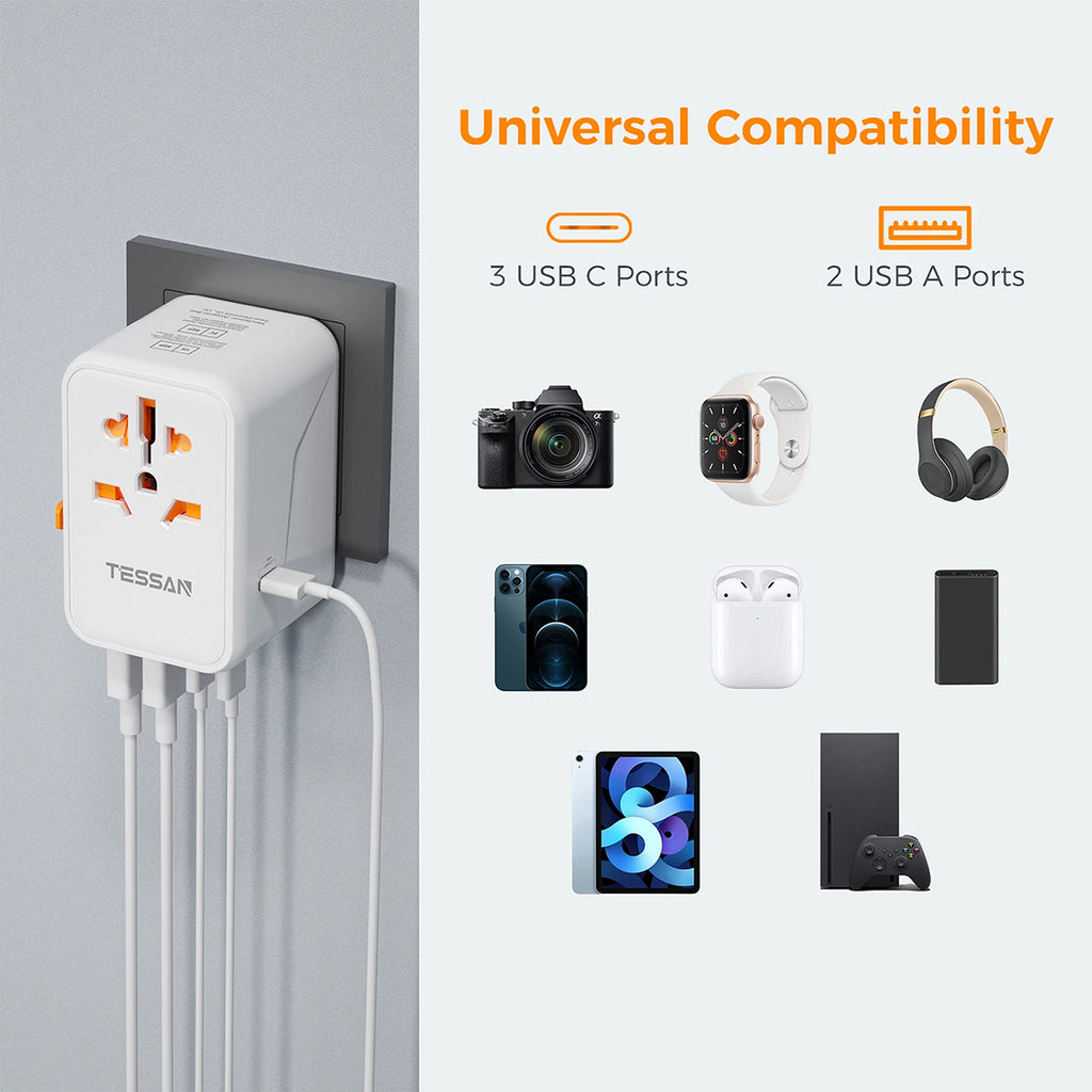 TESSAN 65W Travel adaptor