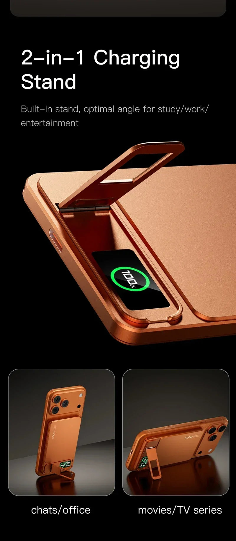 MagSafe,Magnetic Wireless 20W Fast Charging 500000mAh