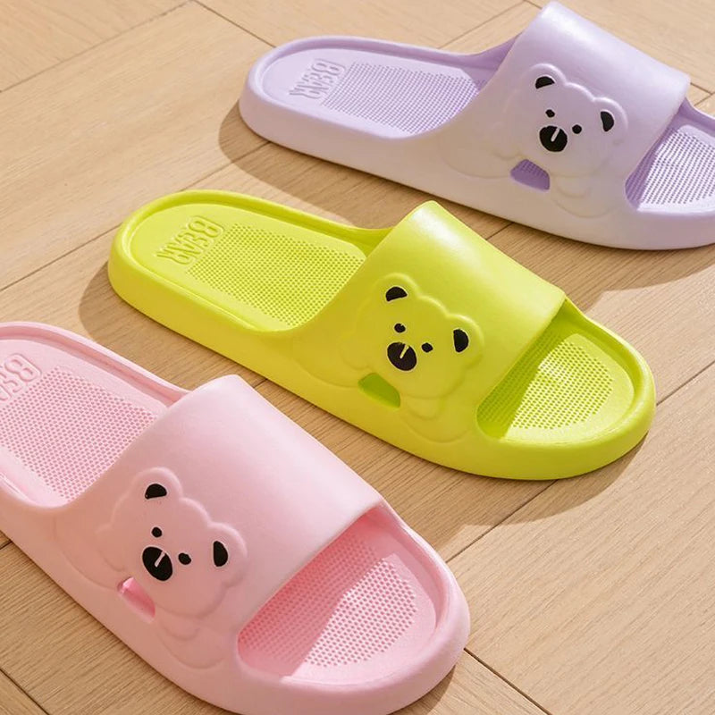 Cartoon Bear Indoor Slippers