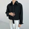 Large Point Collar Loose Fashion French Long Sleeve