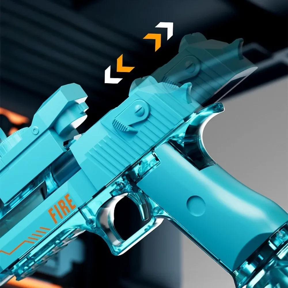 Electric Water Gun Automatic High Pressure Gun Summer Outdoor Beach Pool Party  Game Toy Cool Gifts for Boys Girls Adults