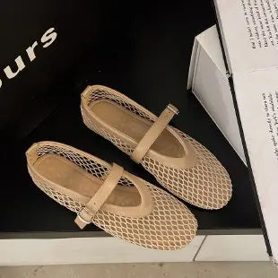 Women Mesh Ballet Flats