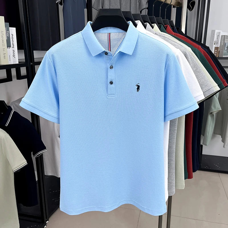cotton short sleeve polo