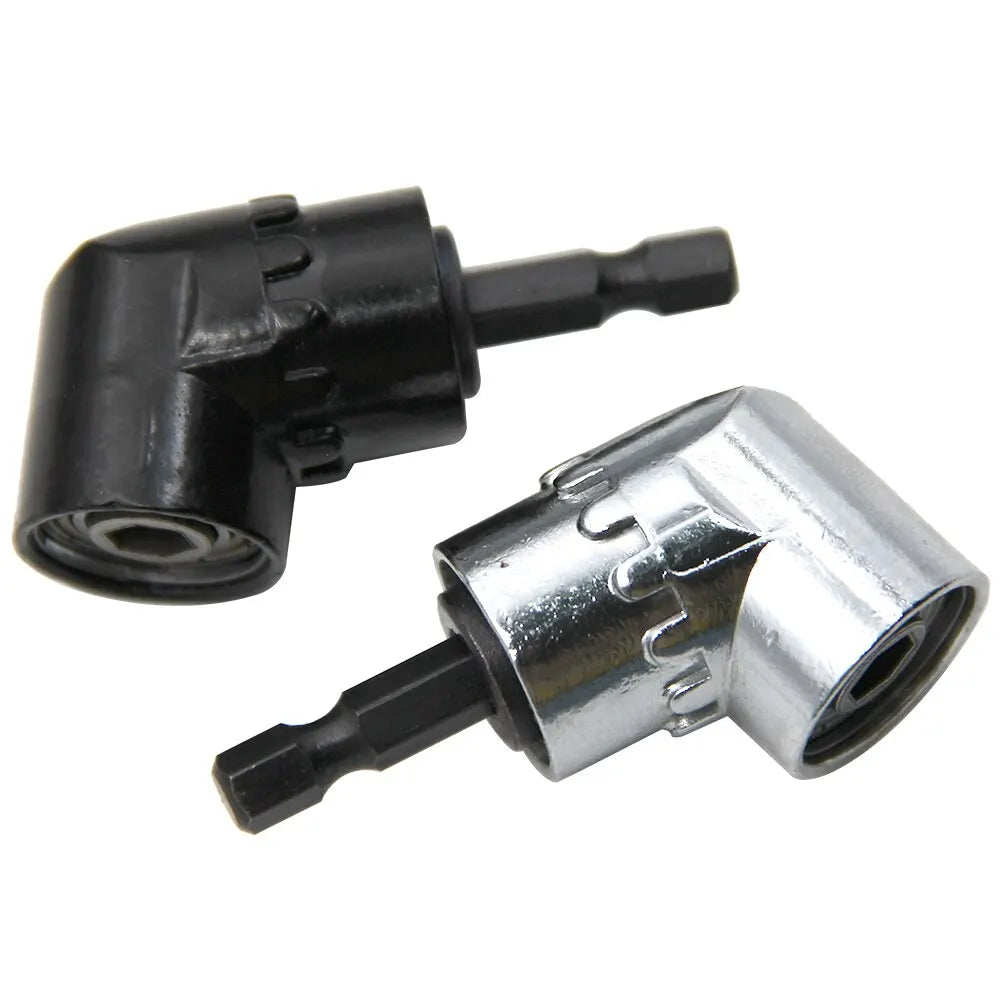 105 Degree Corner Drill Attachment Right Angle Screwdriver Adapter For Tight Space Work Electric Tool Extension Socket Hex Shank