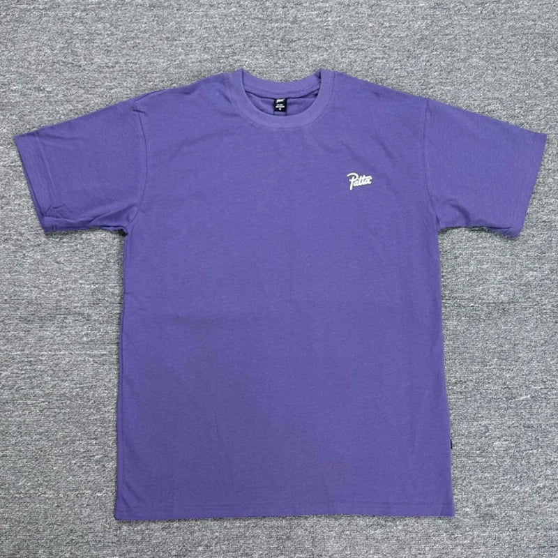 Summer Round Neck Men's Women's Loose Patta Tops New Style High Quality PATTA Short Sleeved T-shirts One Day Ship Out
