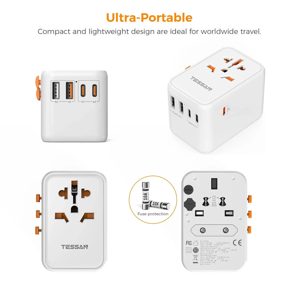 TESSAN 65W Travel adaptor