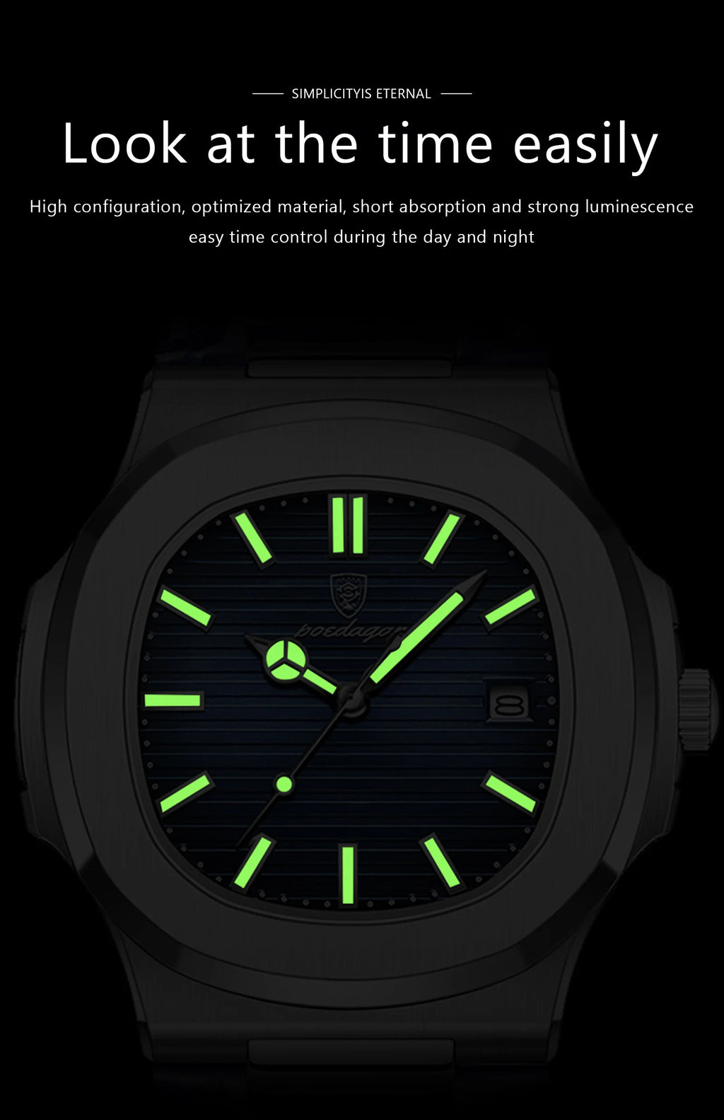 GOTTO Luxury Square Watch