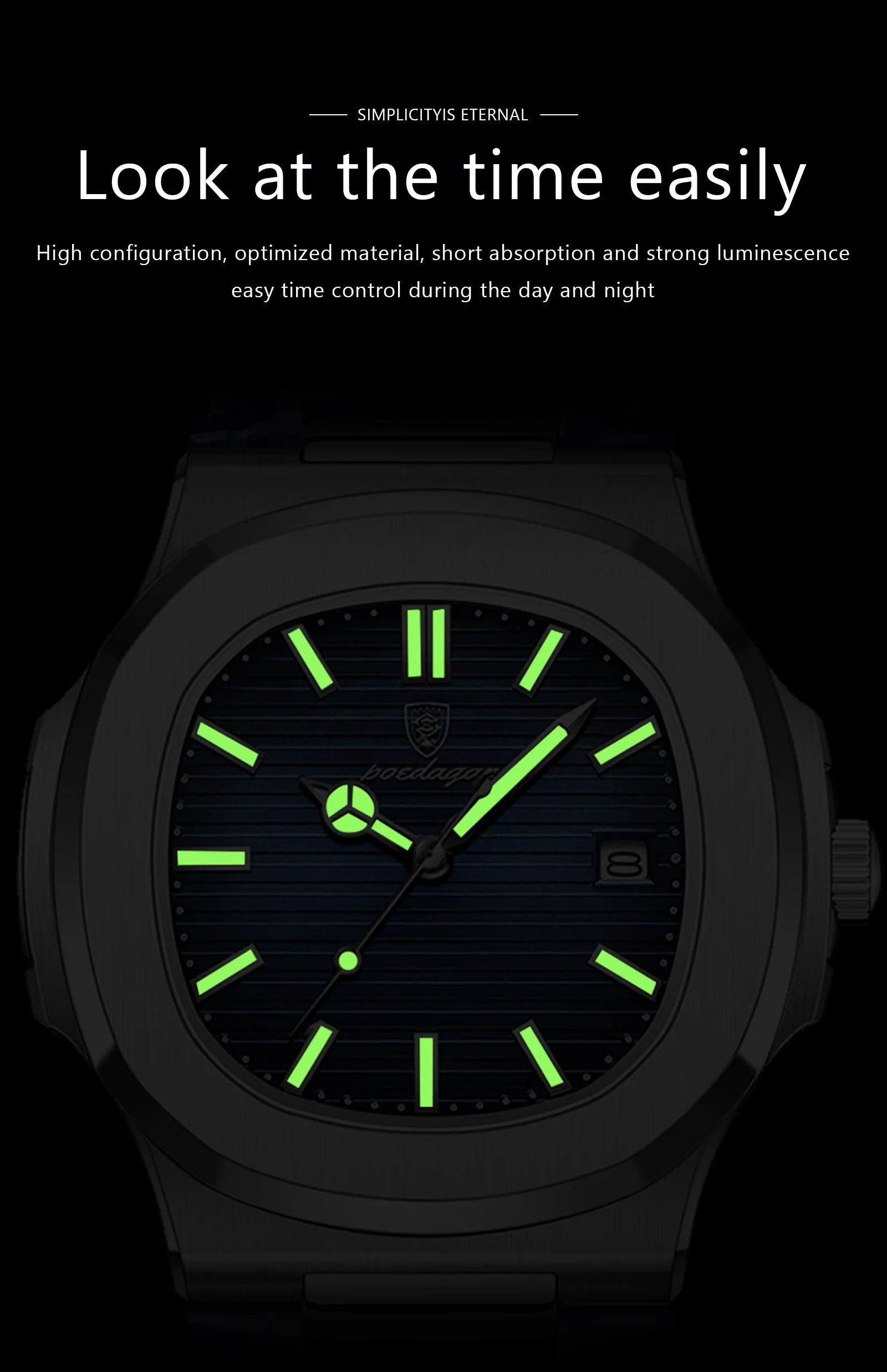 GOTTO Luxury Square Watch