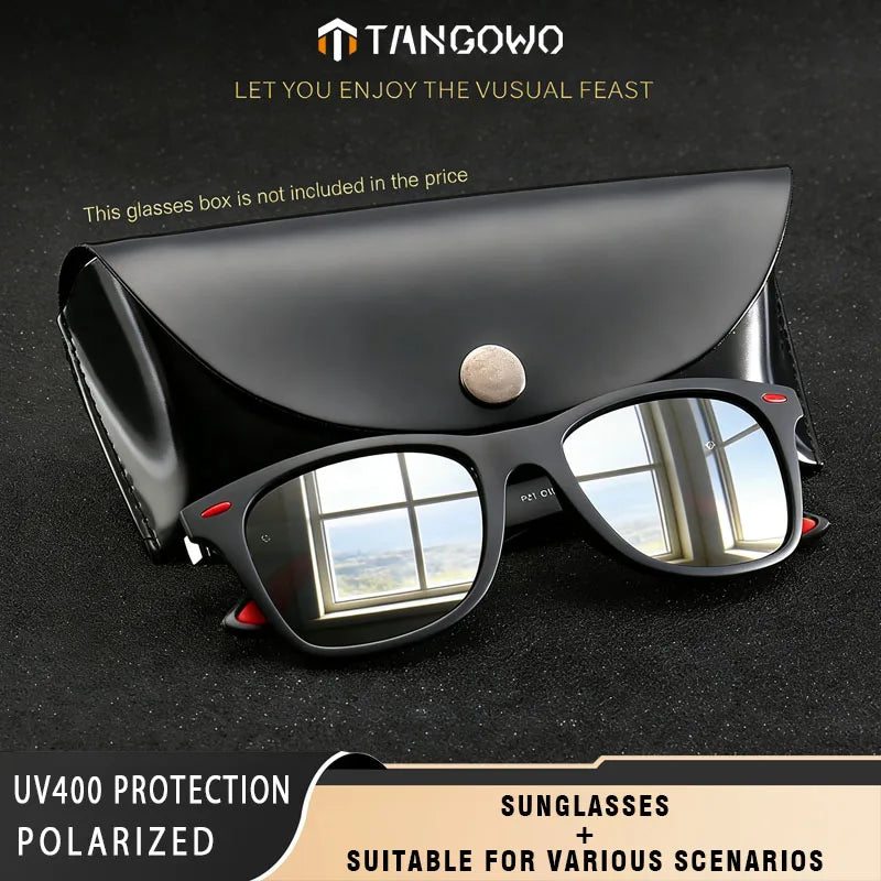 TANGOWO Polarized Retro Sunglasses Men Women Vintage Brand Design Sun Glasses Fashion Sports Driver Shades UV400 Oculos De Sol