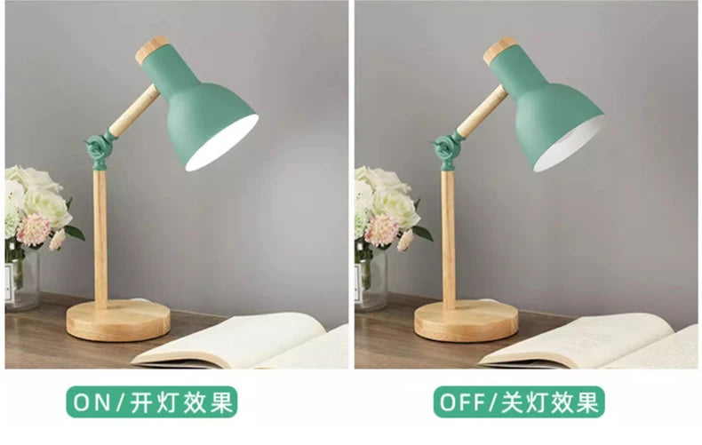 Nordic Wooden LED Lamp