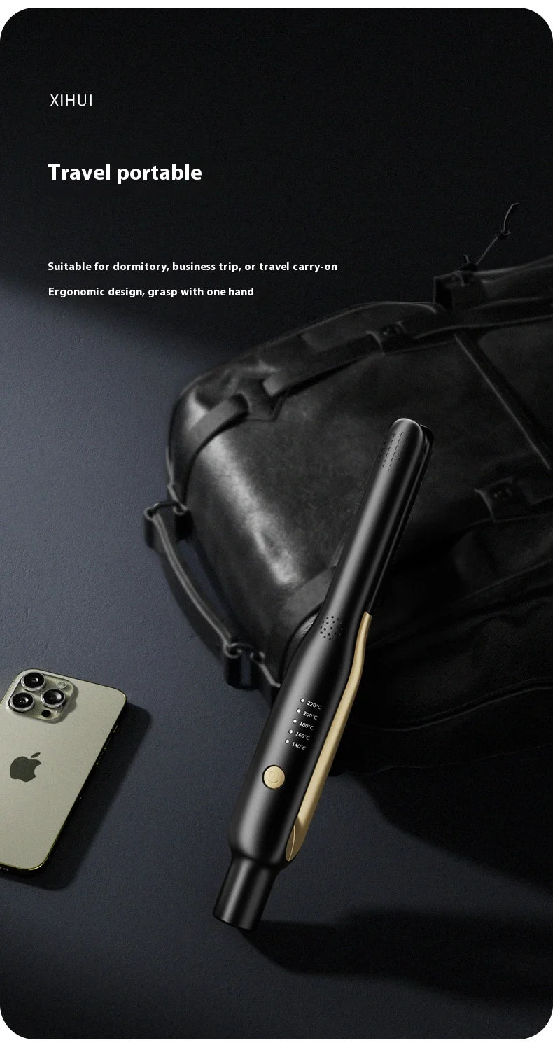 Mini Travel  Hair Straightener 2-in-1