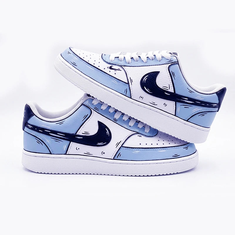 Custom Sneakers NIKE COURT VISION Unisex retro shoes