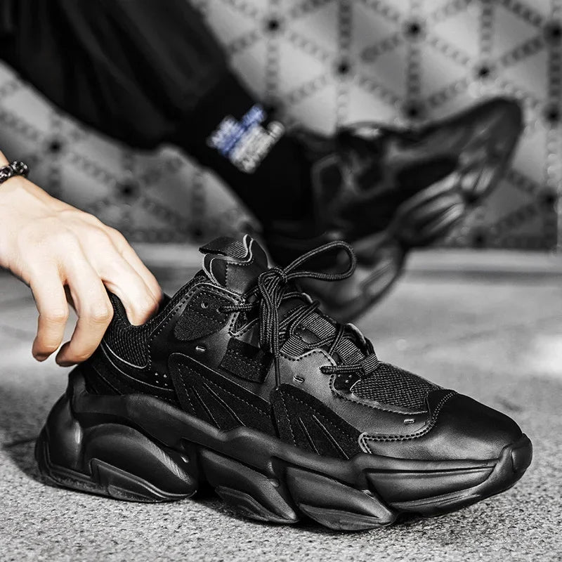 Men's Sneakers Hidden Heels Elevator