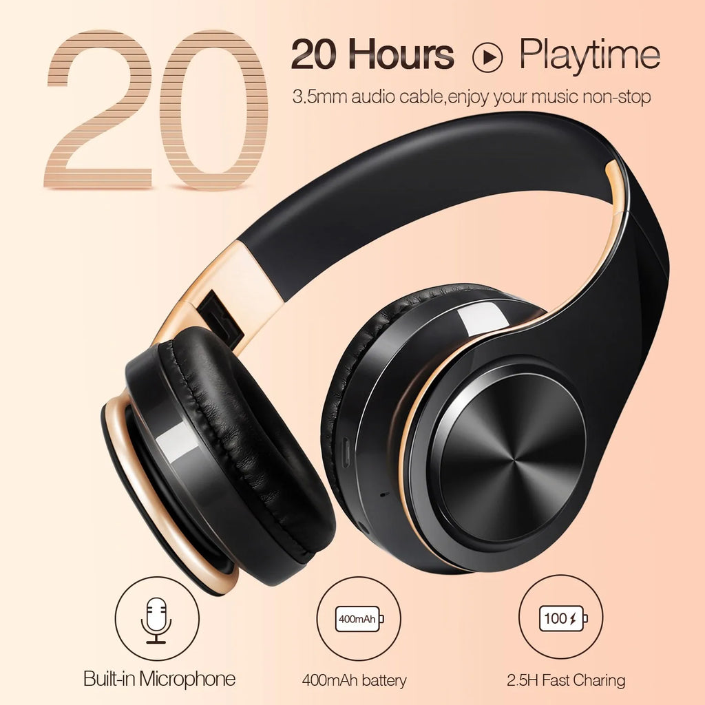 Wireless stereo headphonees
