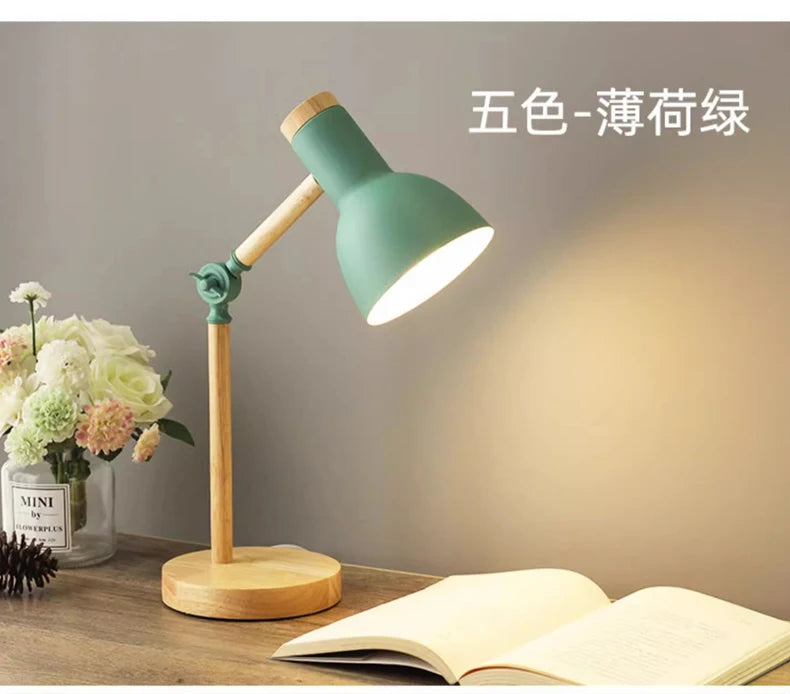 Nordic Wooden LED Lamp