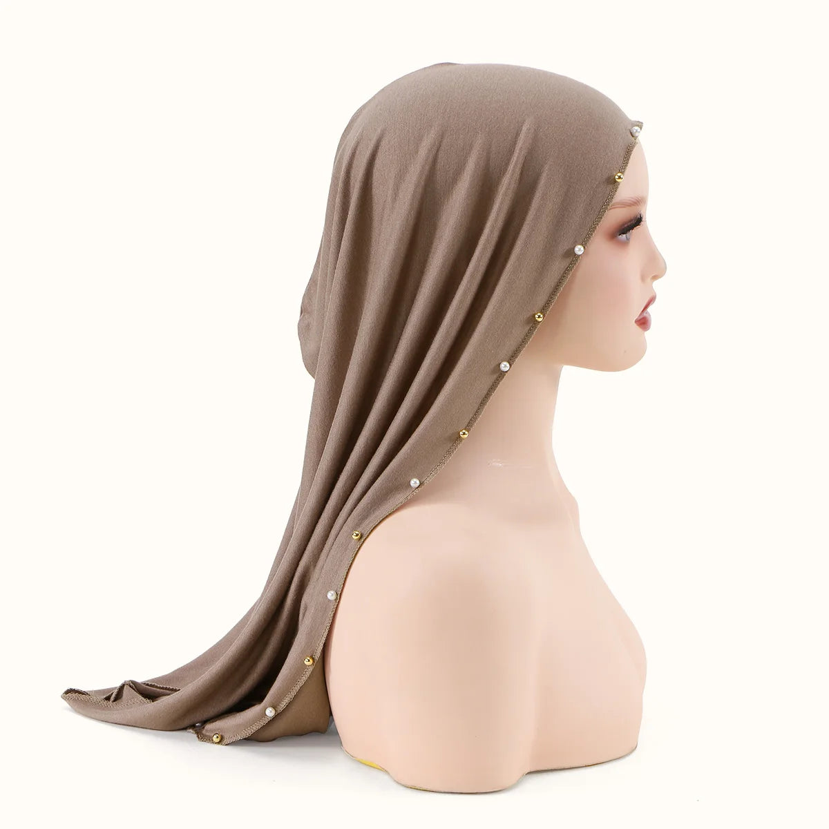 Muslim Solid Underscarf Caps Modal Instant Hijab Cotton Stretch Turban Cap Islamic Underscarf Bonnet Headscarf Headband