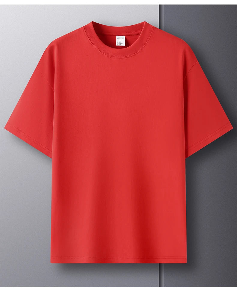 High quality cotton short sleeve men's T-shirt