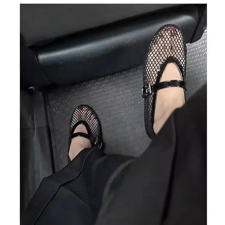Women Mesh Ballet Flats