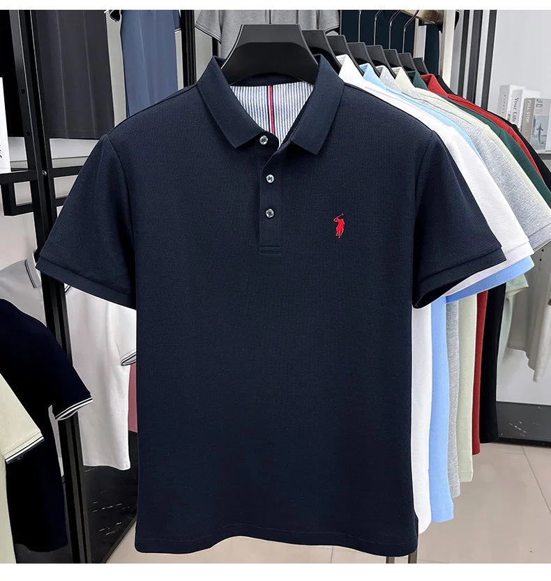 cotton short sleeve polo