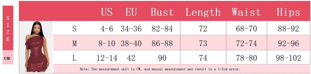 Luxury Leather Strapless Bandage Dress For Women Red Evening Cocktail 2025