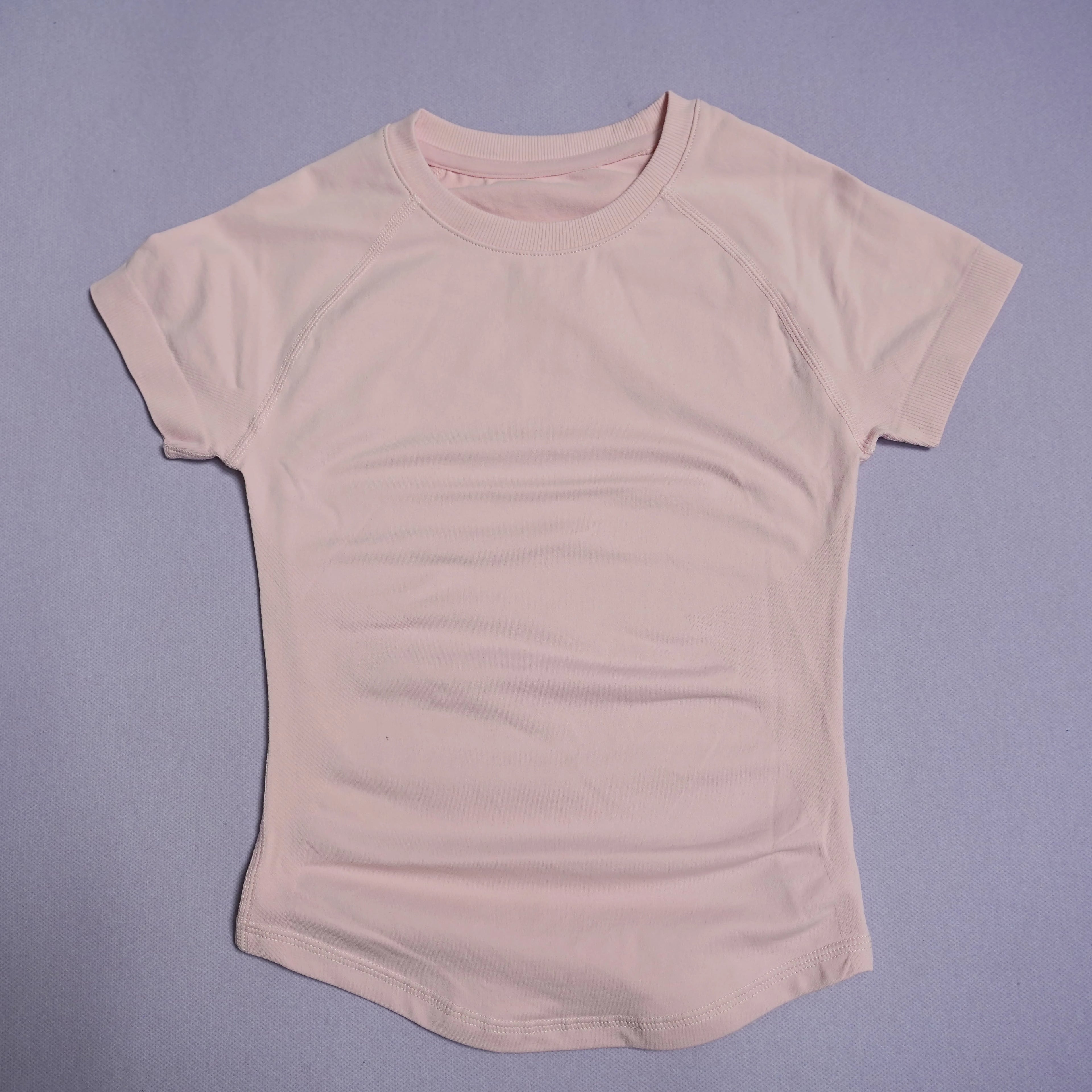 LOGO Sport Short Sleeve Top Women Running Sports T Shirt Summer Short Sleeve Round Neck Breathable Gym Vest Yoga Fitness Top