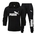 New Autumn and Winter Men's Pullover Hoodie and Pants Two-Piece Set Fashionable Trendy Fitness Casual Sportswear