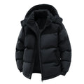 Men's Winter Thickened Cotton-Padded Jacket with Fleece Warm Cold-Proof 2025 Trendy Cotton-Padded Coat for Men