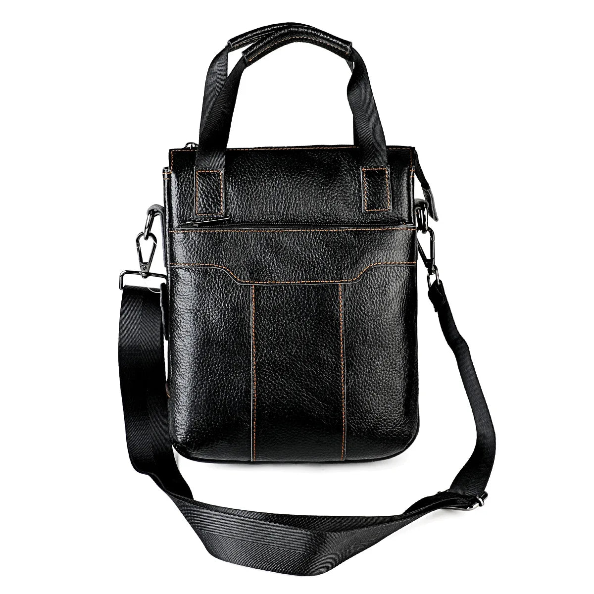 Fashion Men's Cow Leather Crossbody Bag Man Shoulder Bag Casual Male Top-handle ipad Bag For Men