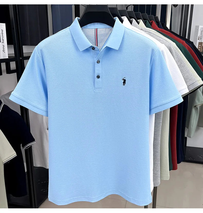 cotton short sleeve polo