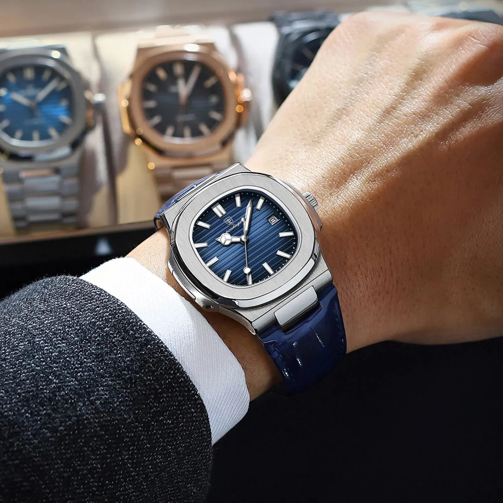 GOTTO Luxury Square Watch