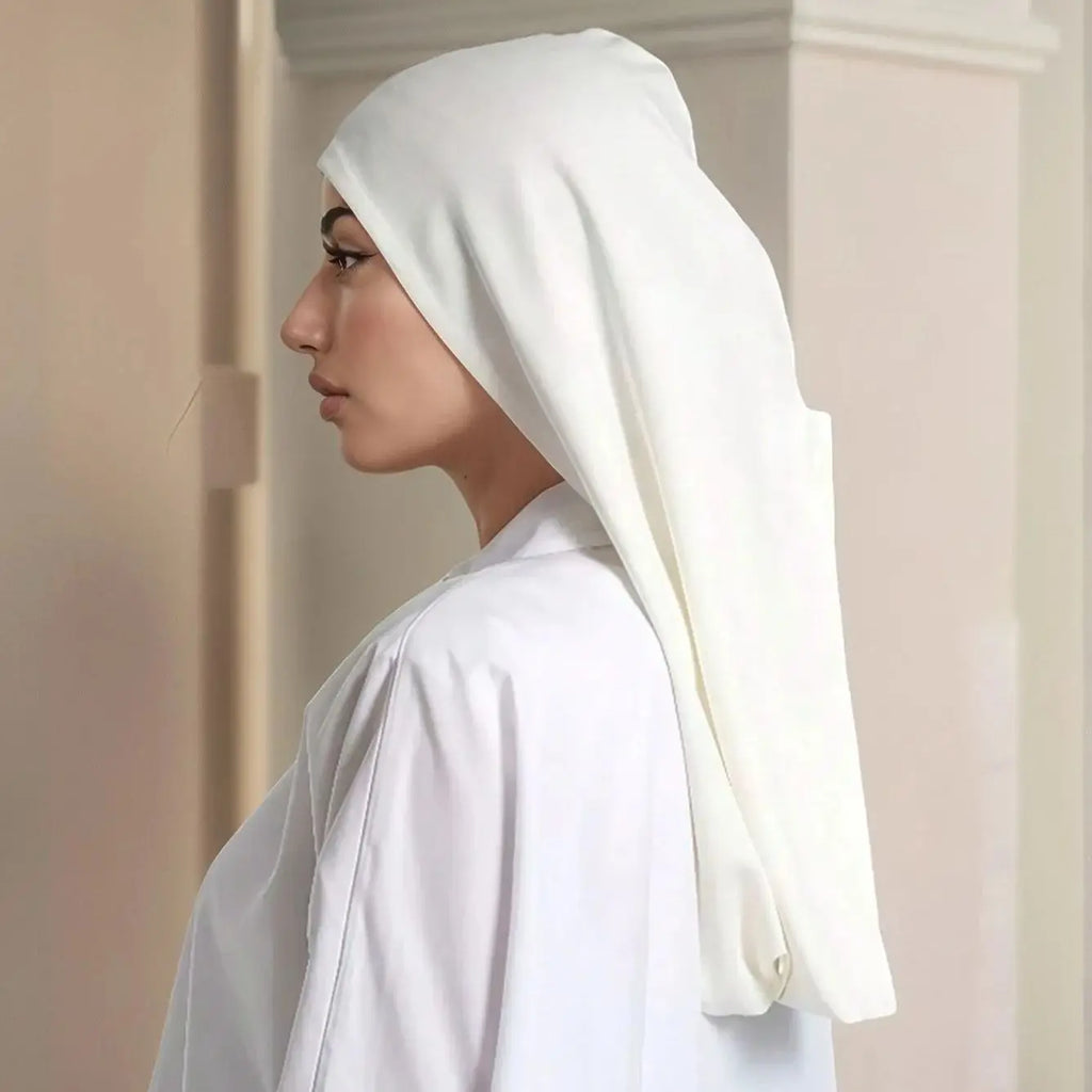 Muslim Solid Underscarf Caps Modal Instant Hijab Cotton Stretch Turban Cap Islamic Underscarf Bonnet Headscarf Headband