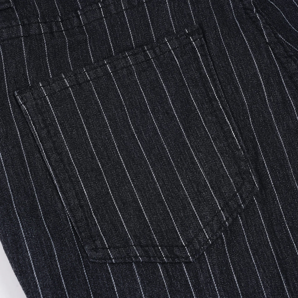 2000s Clothes Y2k Low Rise Boot Cut Jeans Woman Casual Black Striped Denim Trousers Streetwear Flare Pants P77-DD25
