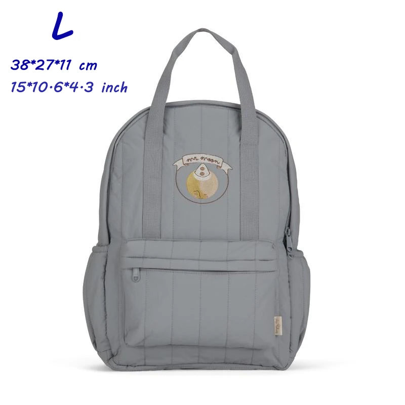 KS Brand Mommy Bag Travel Children Kid Cherry Backpack Primary Schoolbag Baby Waterproof Print Kindergarten Bags Boys Girls Gift