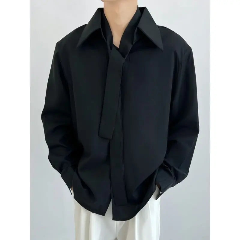 Large Point Collar Loose Fashion French Long Sleeve