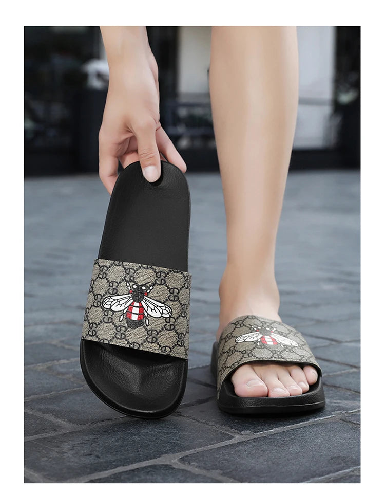 men's bees beach outdoor garden sandals