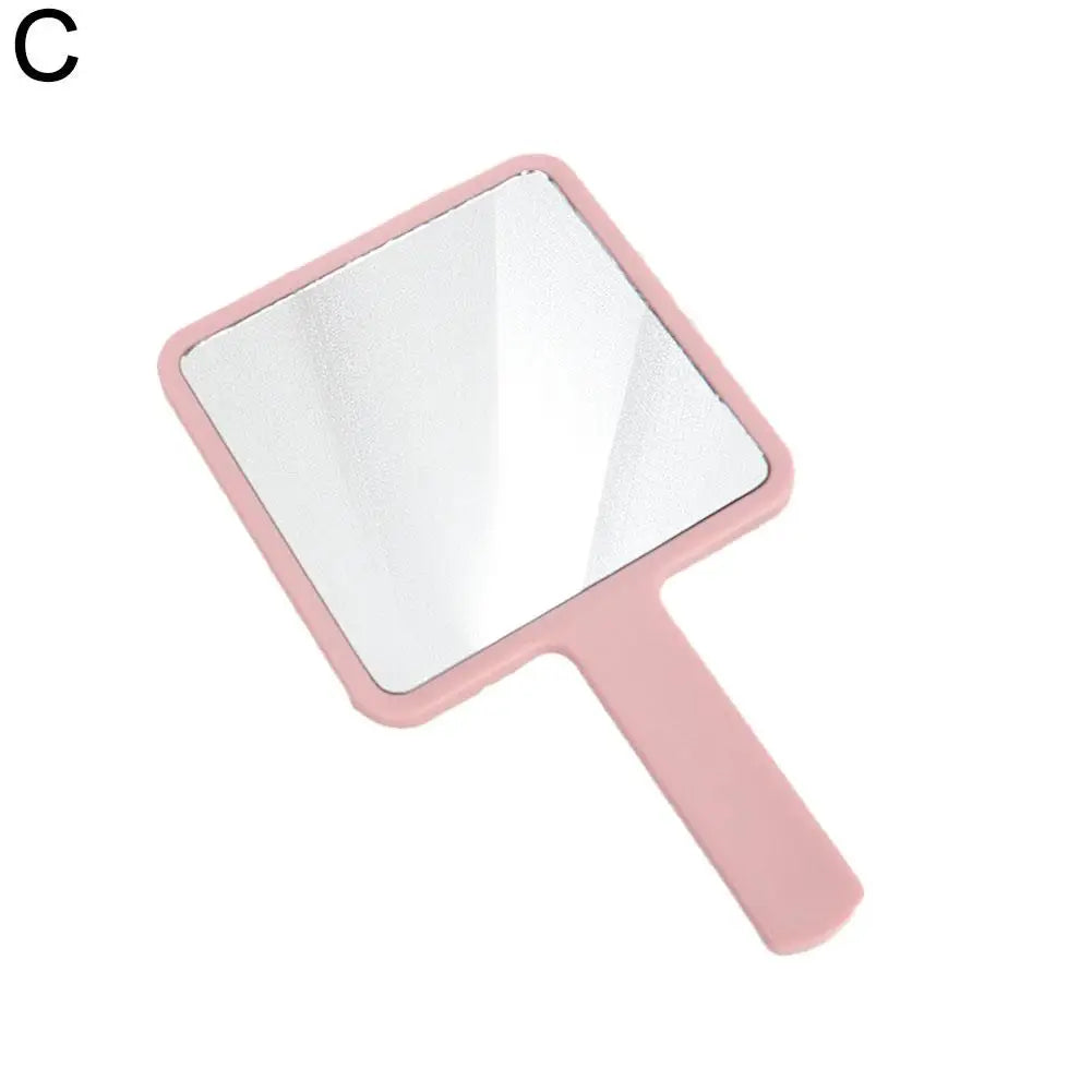 Handheld Makeup Mirror Square Makeup Vanity Mirror With Handle Hand Mirror SPA Salon Compact Mirrors