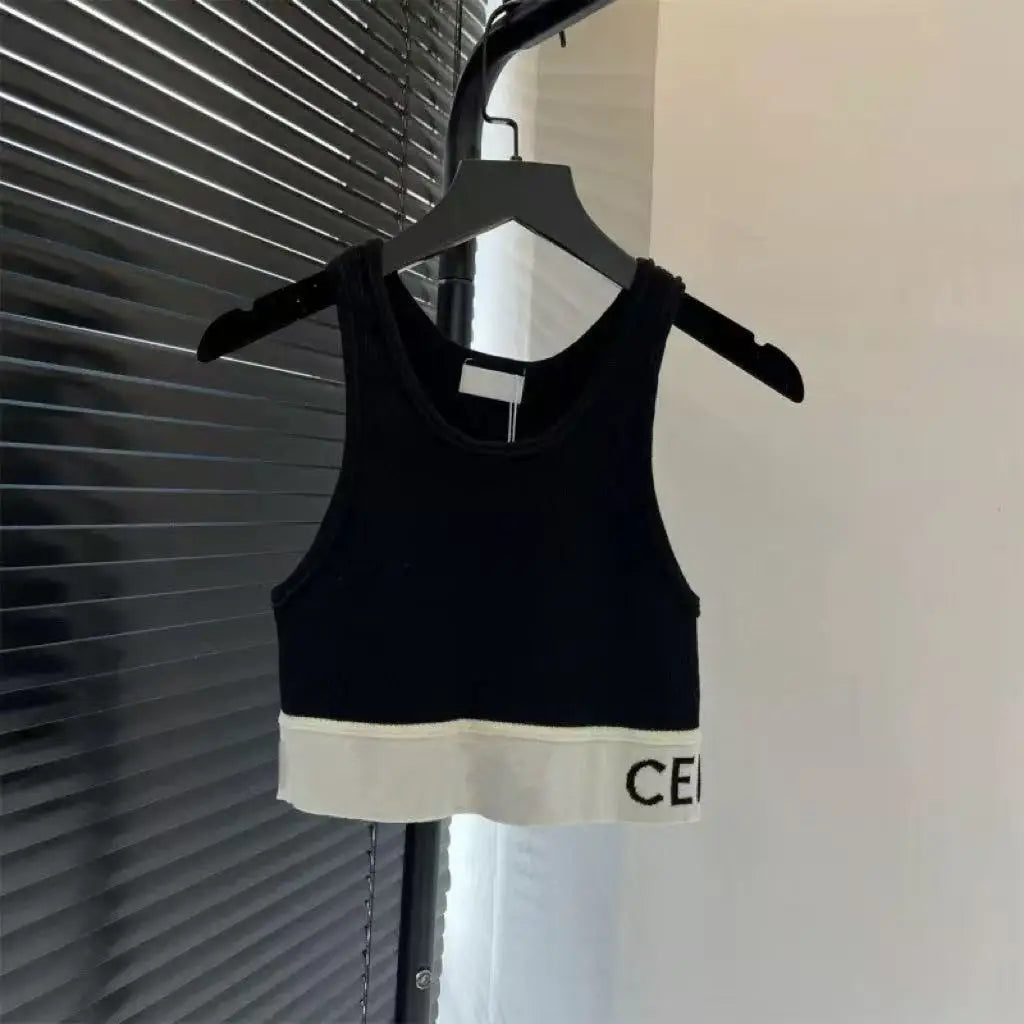 2026 Europe America Top hot tees Women Vest Letter logo Cotton shirt Women Tops Summer Tank tops