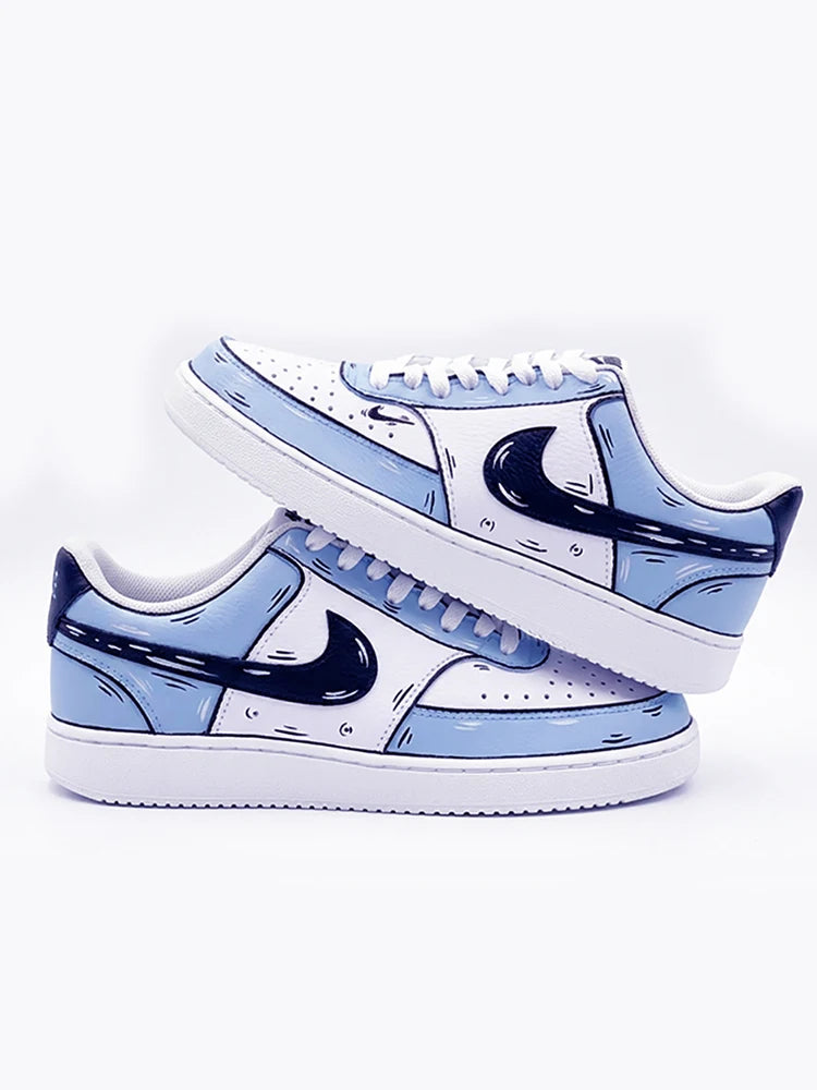 Custom Sneakers NIKE COURT VISION Unisex retro shoes