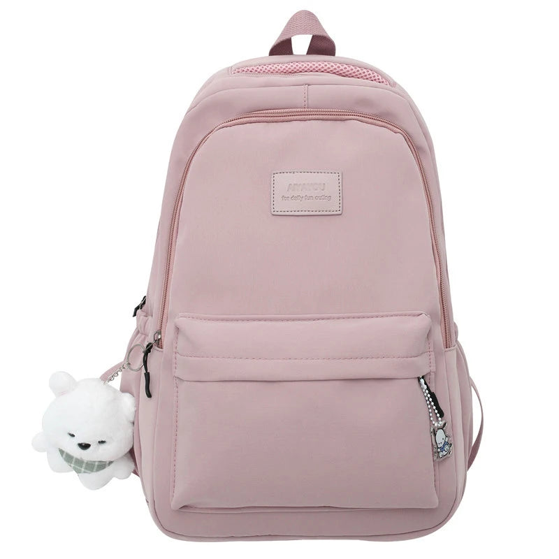 New Female Fashion Men High Capacity Waterproof College Backpack Trendy Women Laptop School Bags Cute Girl Travel Book Bag Cool