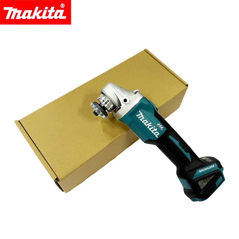 Makita DGA504 18V 125mm Brushless Angle Grinder, Metal Grinding Polishing Tool for DIY and Professional Work