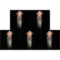 5-1PCS RGB Jellyfish Lamp Colorful Night Light Jellyfish Atmosphere Light Lamp Hanging Ceiling Lantern Creative Jellyfish Lamp