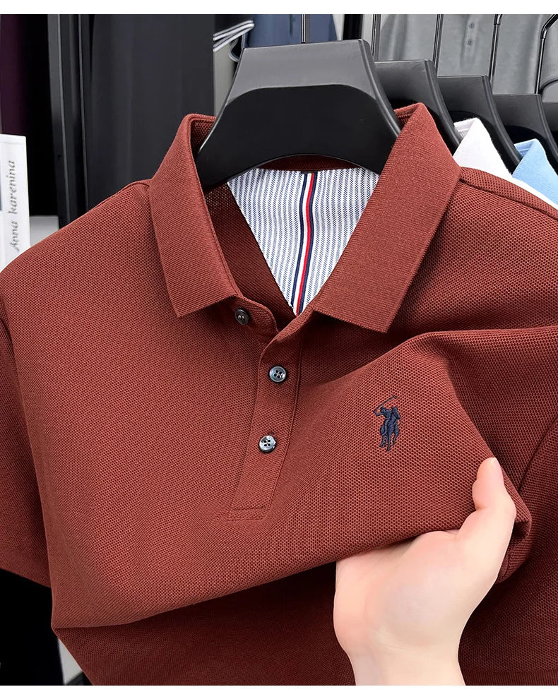 cotton short sleeve polo
