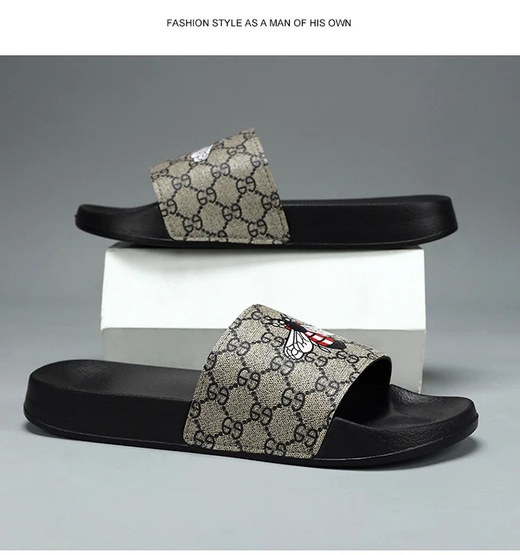 men's bees beach outdoor garden sandals