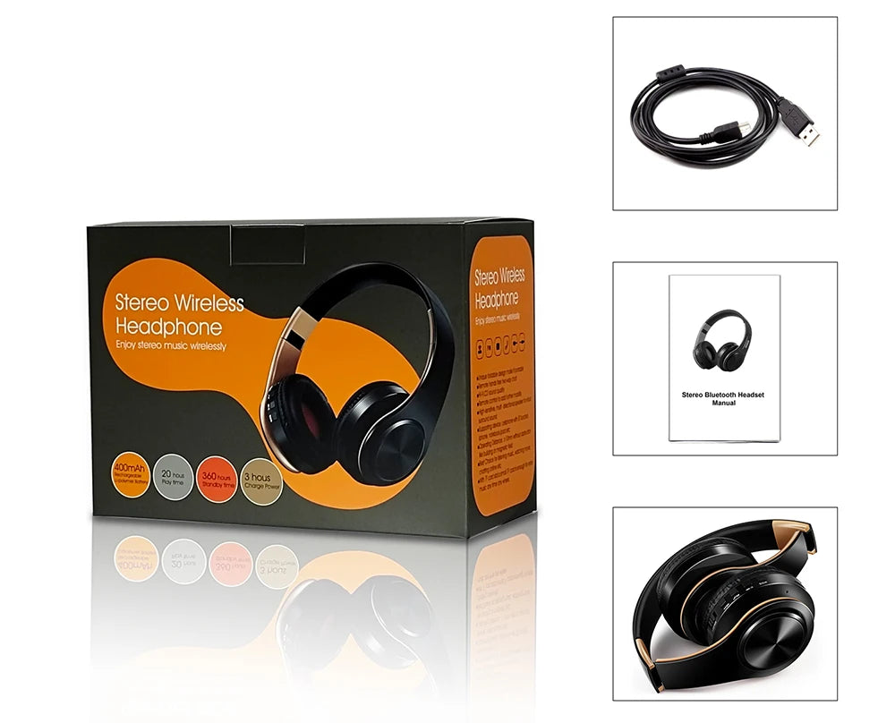 Wireless stereo headphonees