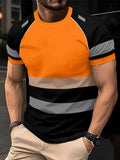 High Visibility Safety Work Shirts Men Women Work T-shirt Reflective T-shirt Quick Dry Hi Vis Clothes Safety Clothing Y2k Tops
