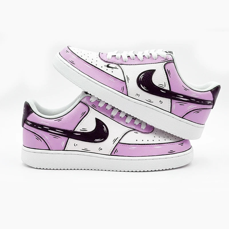 Custom Sneakers NIKE COURT VISION Unisex retro shoes