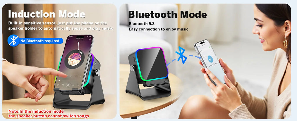 5In1 Bluetooth Speaker Lamp 5000mAh