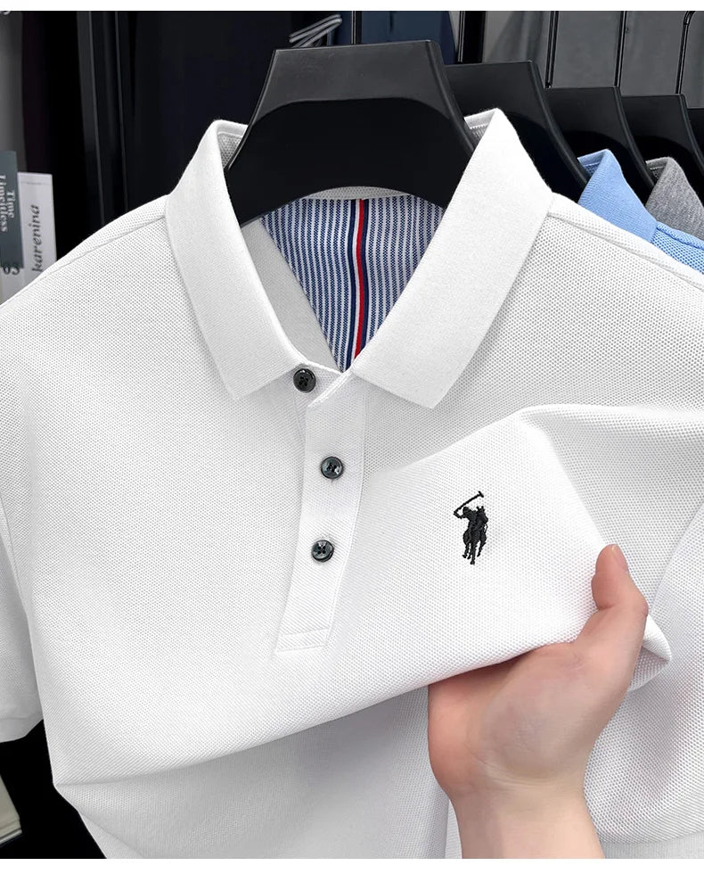 cotton short sleeve polo