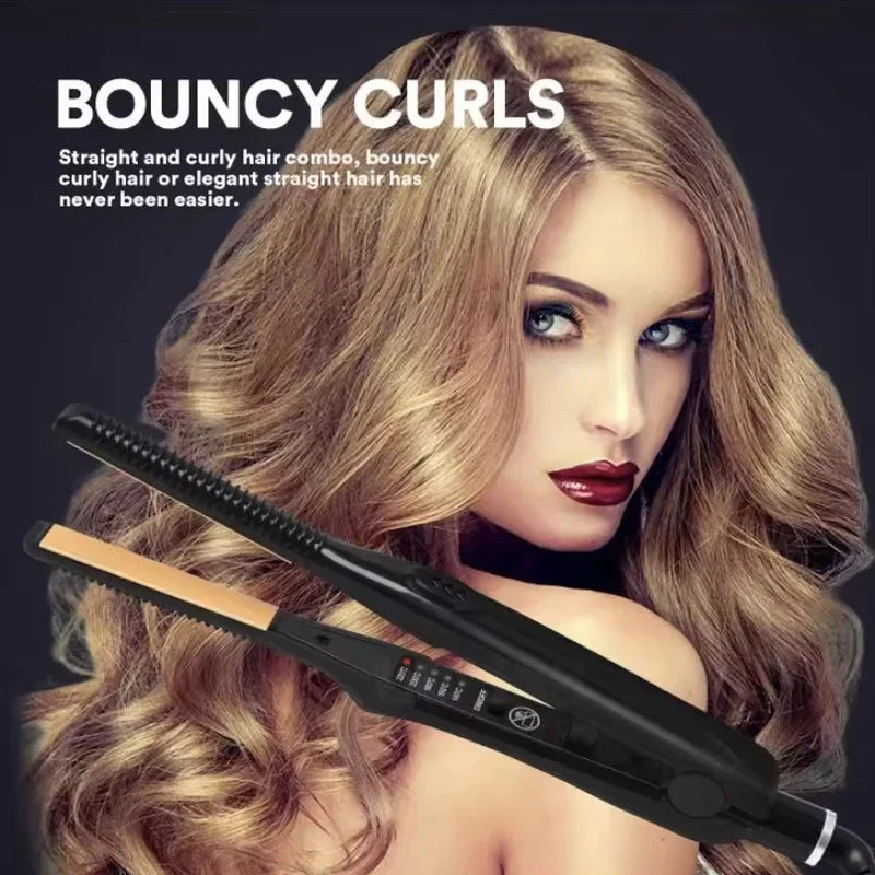 Mini Hair Straightener 2-in-1
