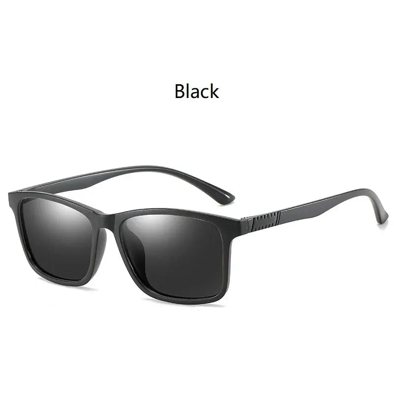 1-2PCS Luxury Men Sunglasses Fashion Vintage Square Ultra Light Frame Driving Fishing Sun Glasses For Man Eyewear